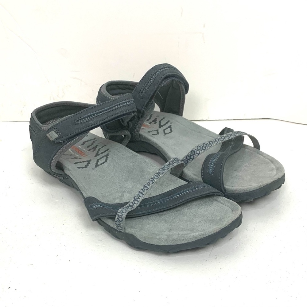 Merrell Women Size 10 Terran Cross 2 Sandals Hook Loop Ankle Strap Memory Foam